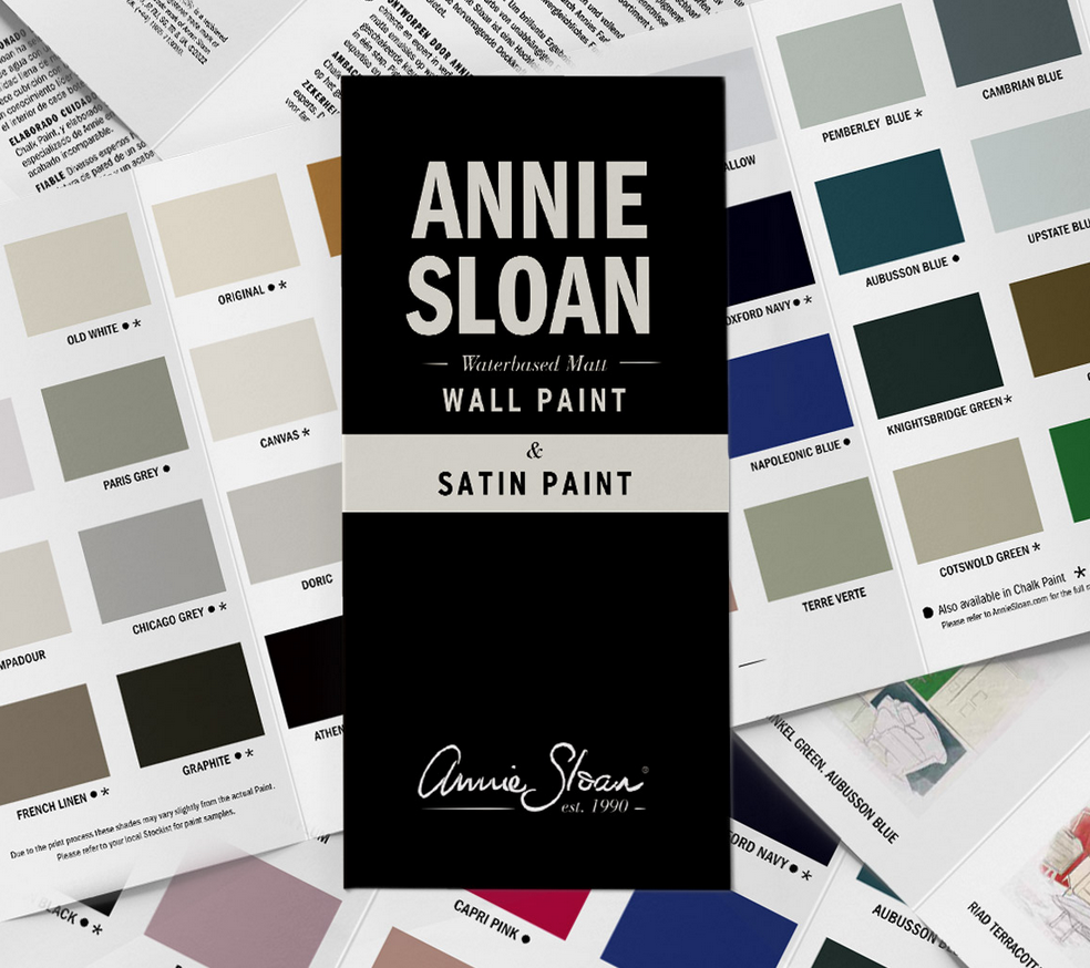 Annie Sloan Colour Chart - Wall Paint & Satin Paint - FrenchWillow