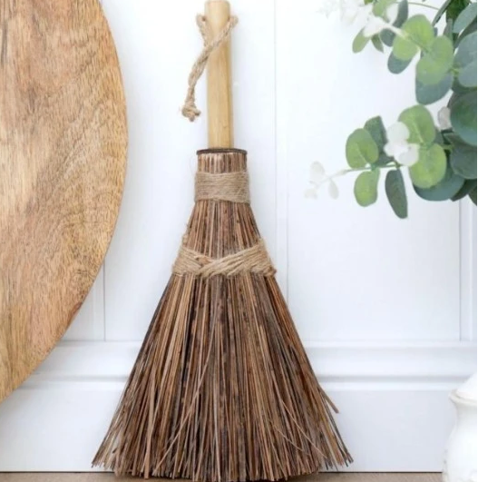 Mini Coconut Palm Broom - FrenchWillow