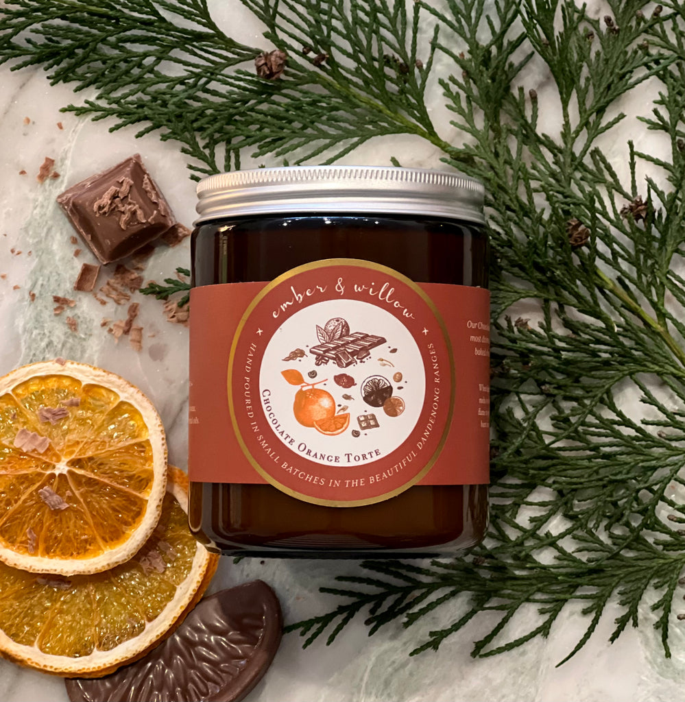 Chocolate Orange Torte Candle - FrenchWillow