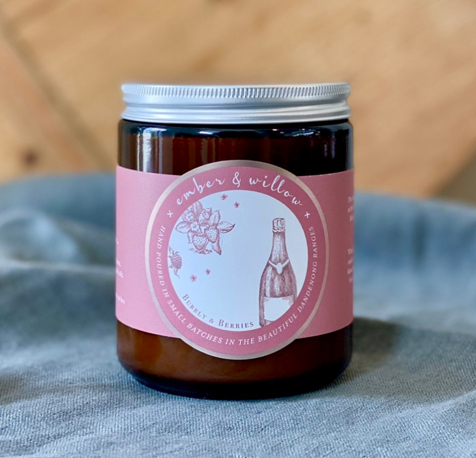 Bubbly & Berries Candle - FrenchWillow