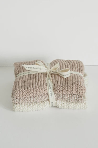 Washcloths Petal - Set of 3 - FrenchWillow
