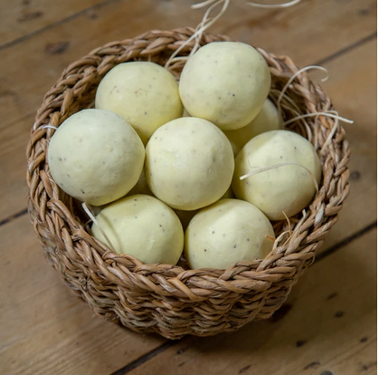 Rolled Soap Ball - Lemon Lime Poppy - FrenchWillow
