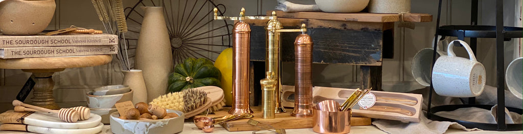 Brass Pepper Mill - Large - Preorder for August Delivery - FrenchWillow