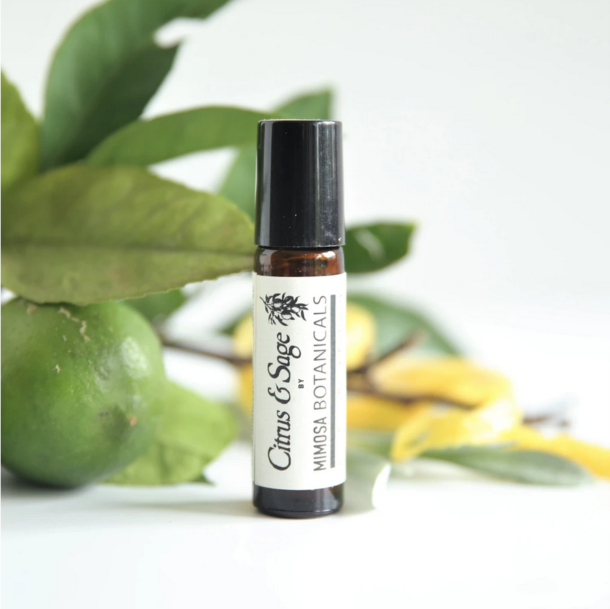 Citrus & Sage Botanical Perfume - 10ml Roller Bottle - FrenchWillow