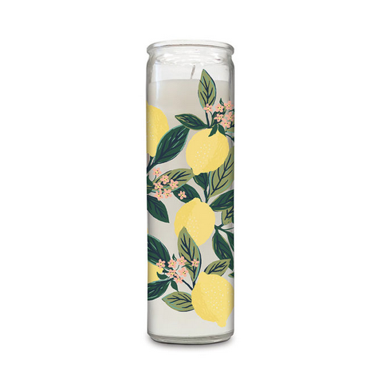 Citronella & Citrus Cathedral Candle - Citrus Jar - FrenchWillow