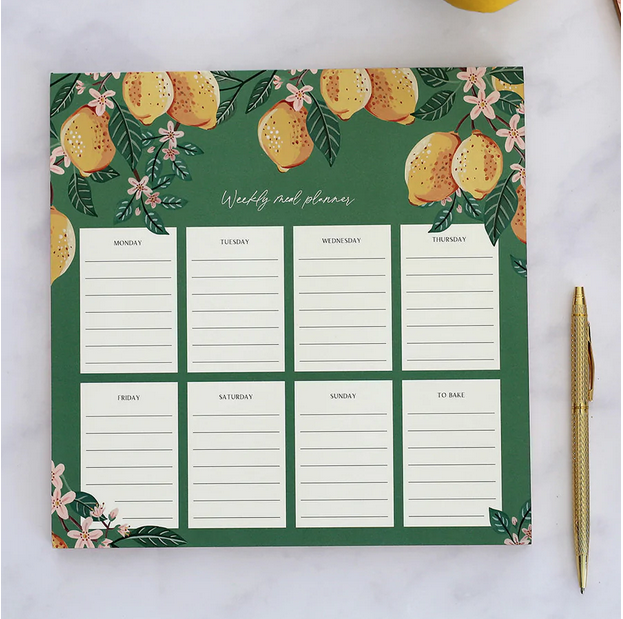 Meal Planner Notepad - FrenchWillow
