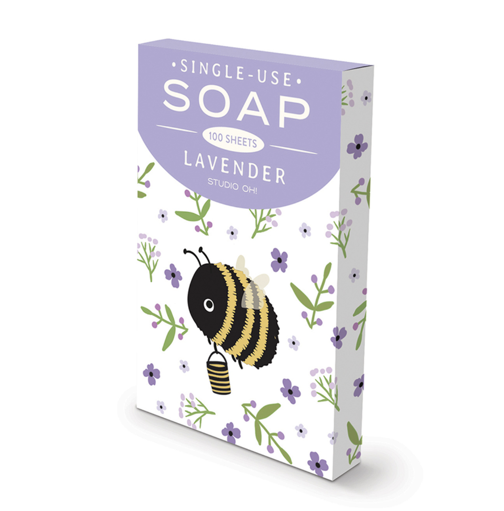 Single Use Soap Sheet Pack – Buzzy Bee / Lavender - FrenchWillow