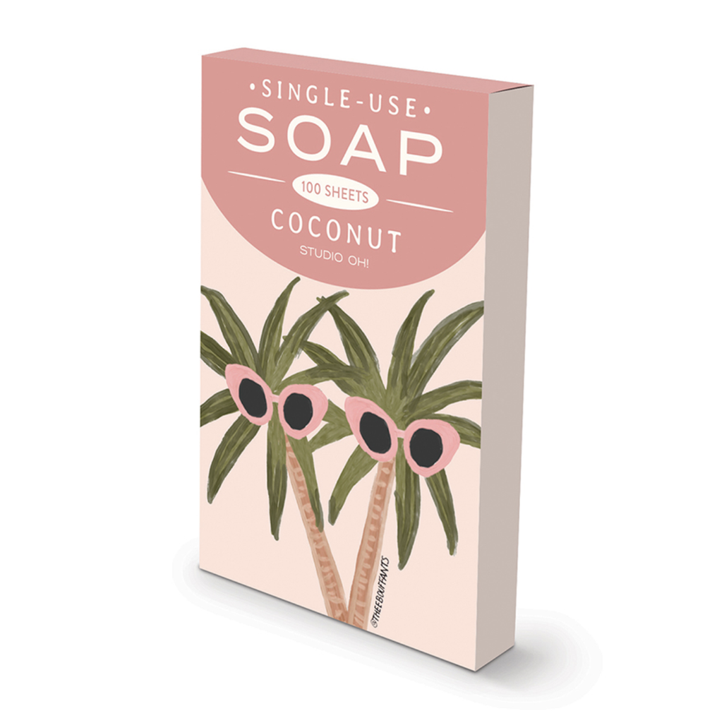 Single Use Soap Sheet Pack - Coconut - FrenchWillow