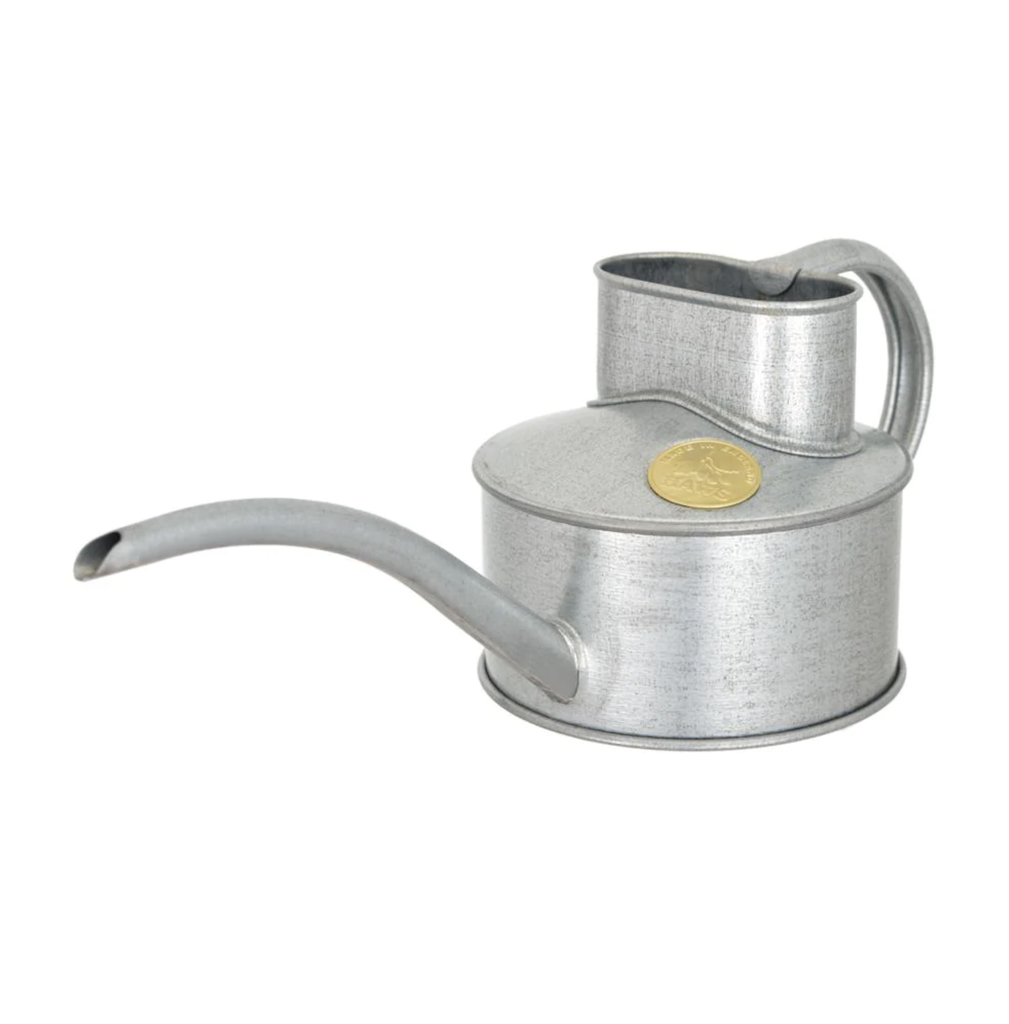 Galvanised 0.5L 'Fazeley Flow' Metal Indoor Watering Can - Haws - FrenchWillow