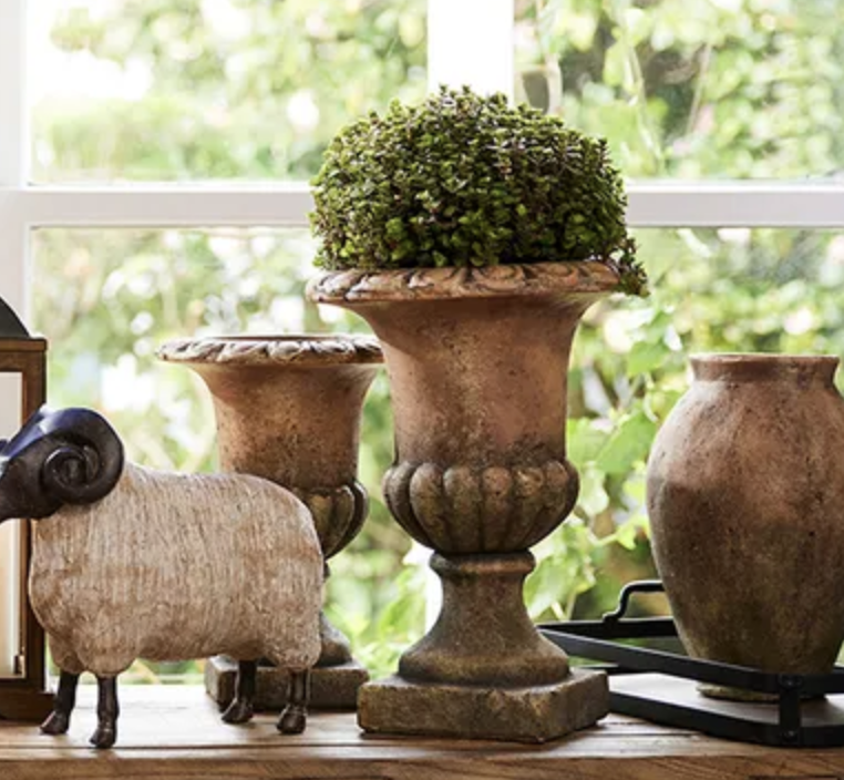 Lugo Fluted Urn - Large - INSTORE PICKUP ONLY - FrenchWillow