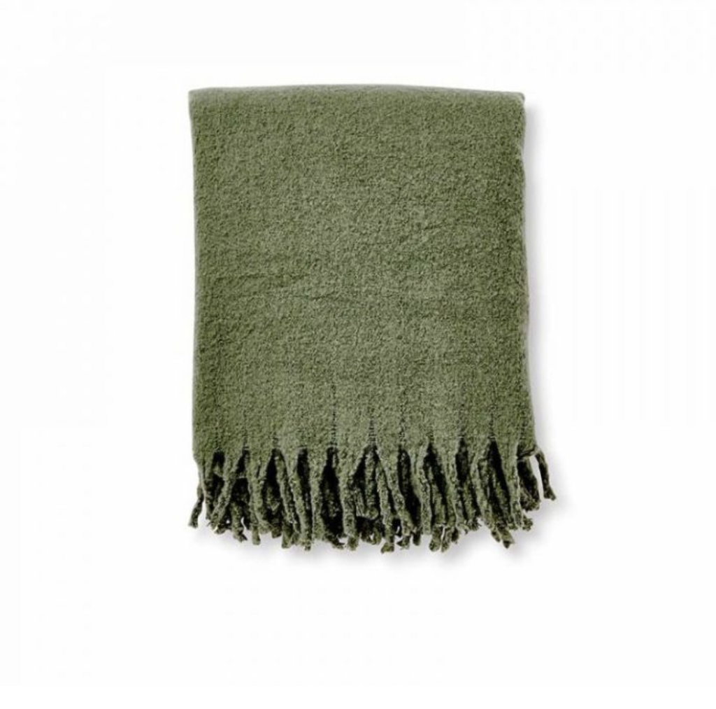 June Olive throw - FrenchWillow