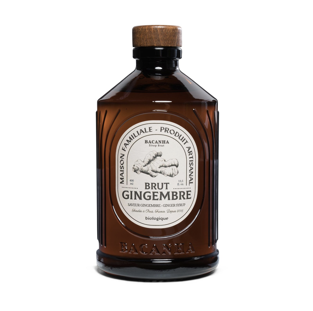 French Ginger Syrup - Bacanha Sirop Brut de Gingembre - 400ml - FrenchWillow