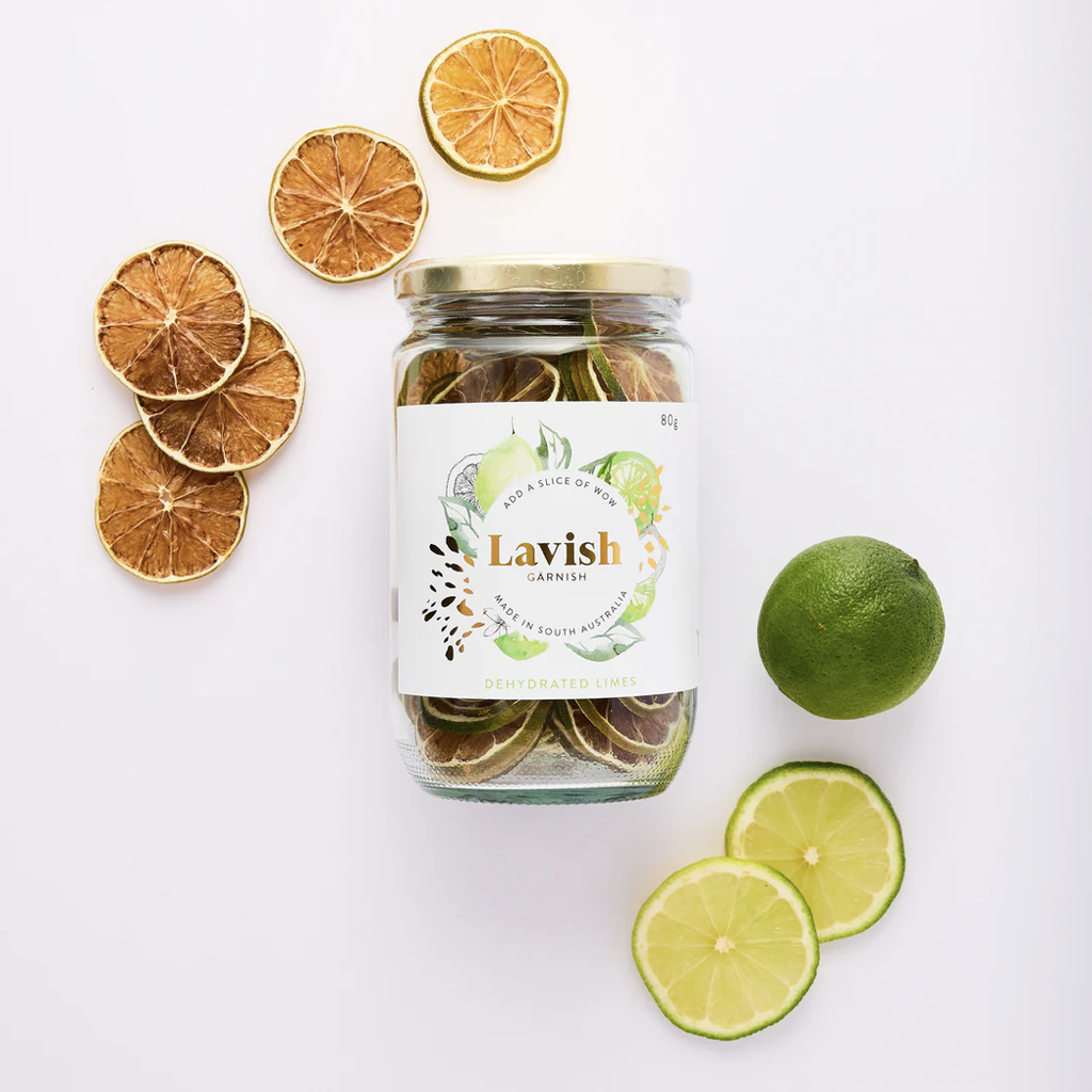 Dehydrated Lime Slices - 80g Limes - FrenchWillow