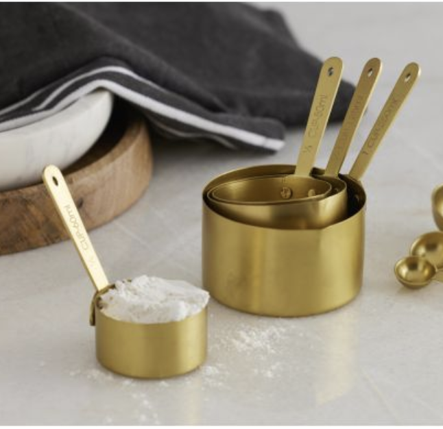Brass Measuring Cup Set - FrenchWillow