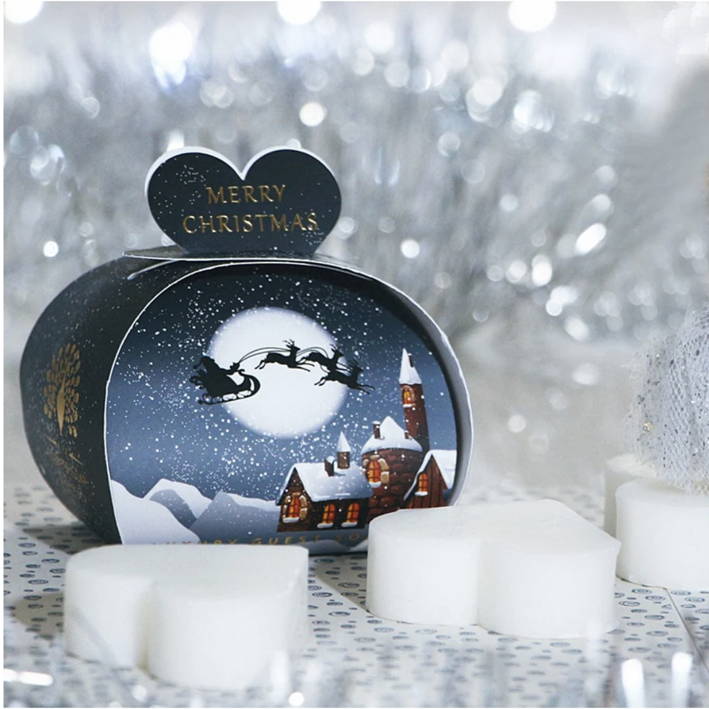Christmas Collection:Winter Village Guest Soap - Pack of 3 x 20g Soaps - FrenchWillow