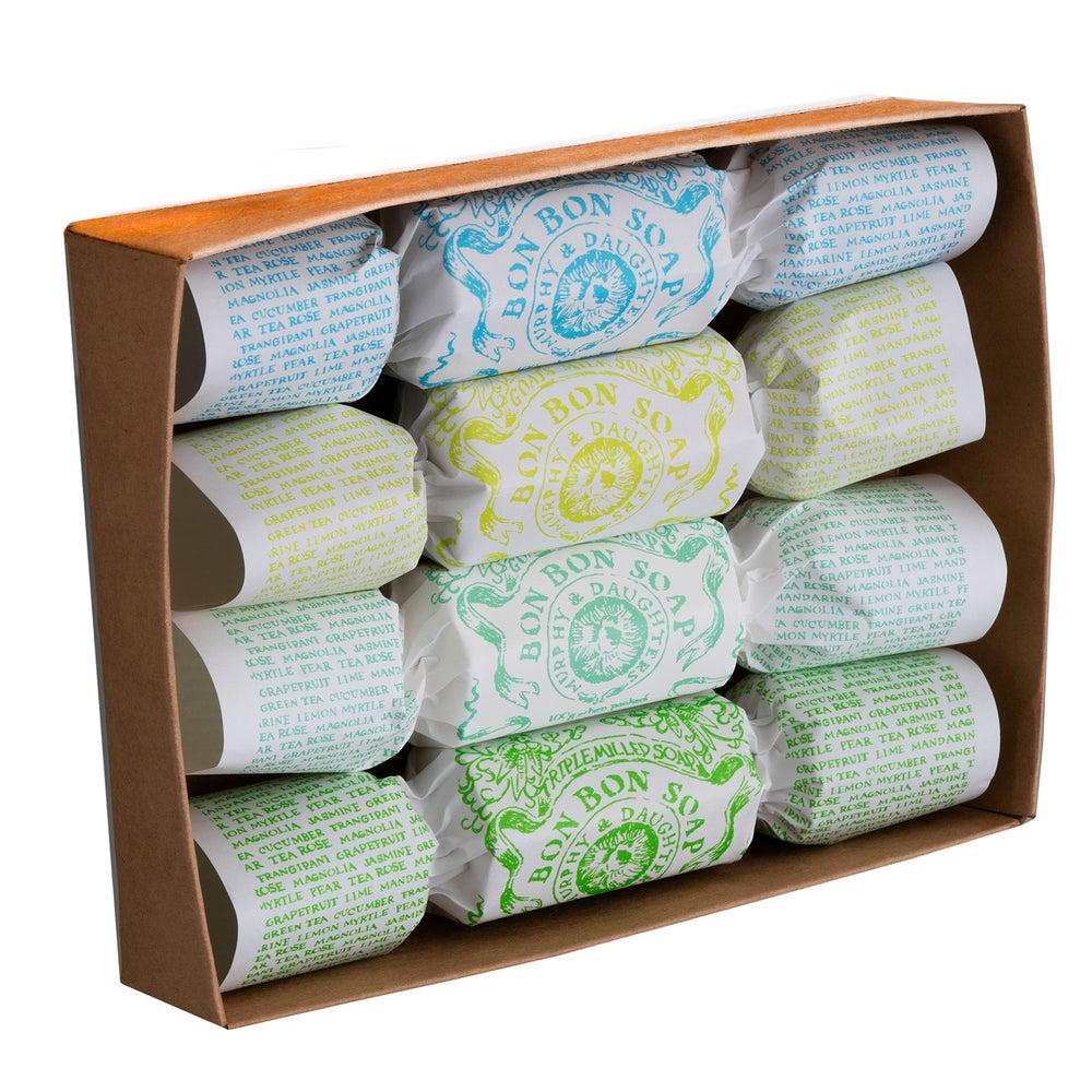 Bon Bon Soap Gift Box - Cool Colours 4 pack - FrenchWillow