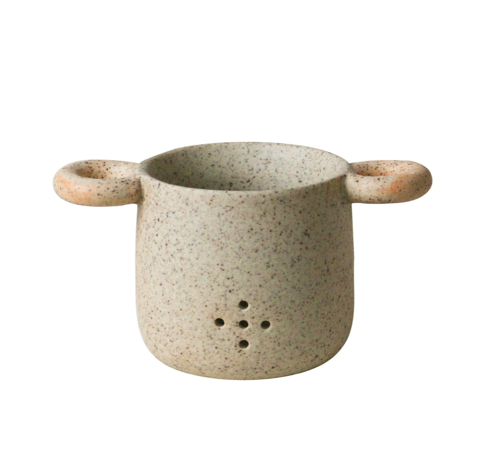 Stoneware Tea Strainer - Infuser - FrenchWillow