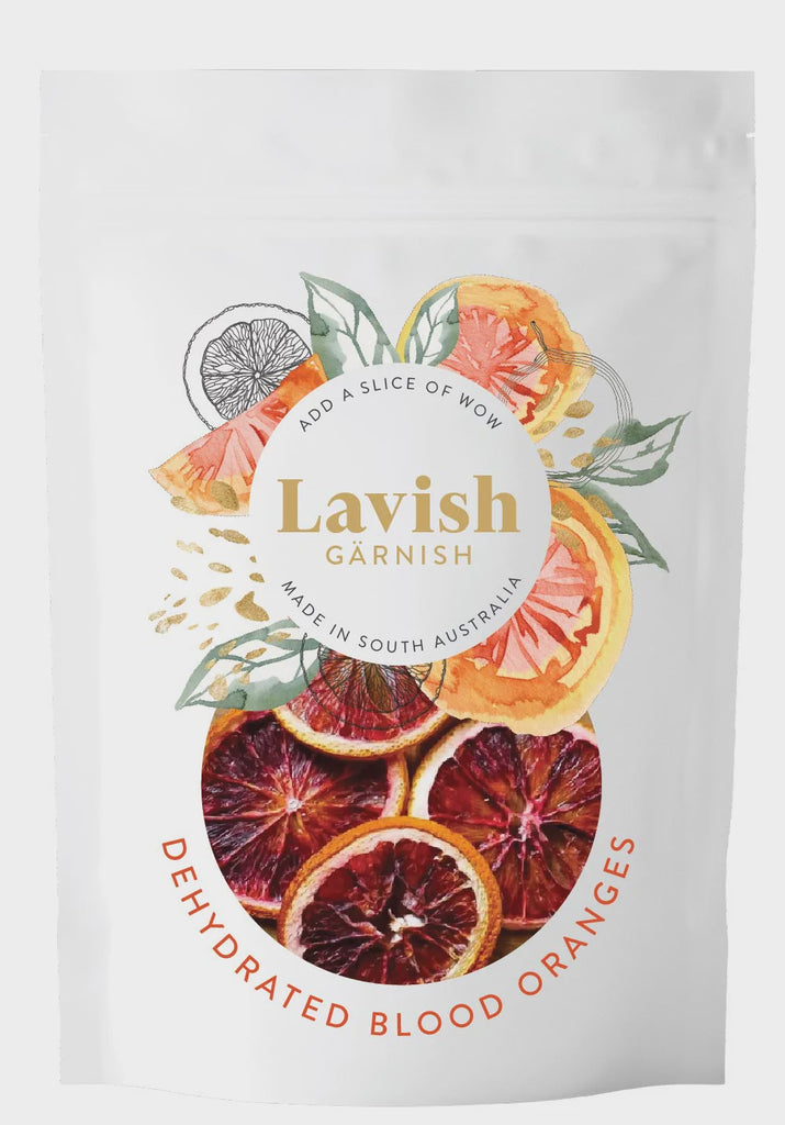 Dehydrated Blood Orange Pouch - 30g Blood Oranges - FrenchWillow